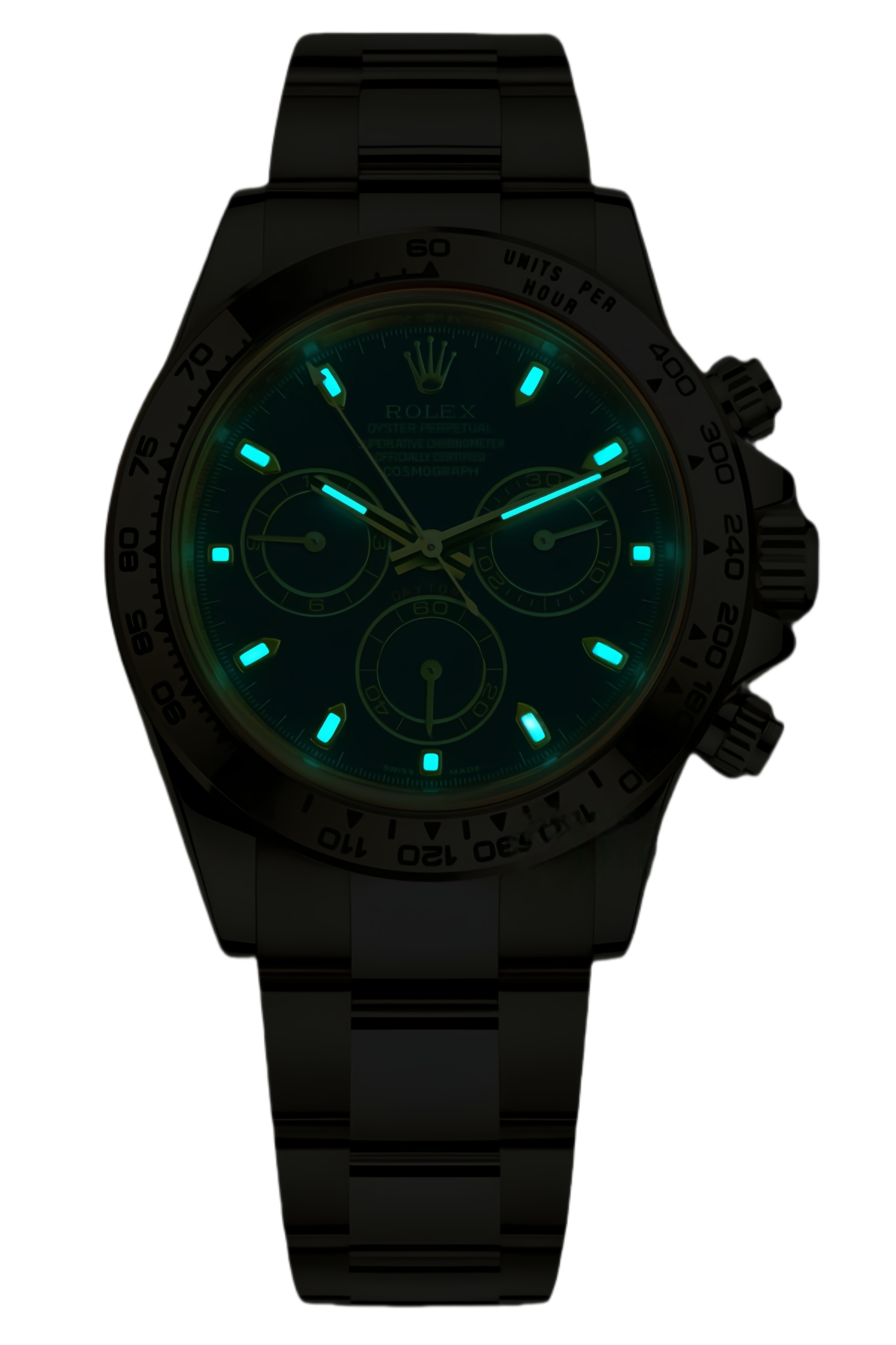 Rolex Daytona Green Dial Yellow Gold Super Clone Swiss Replica Watch Ref M116508-0004 – Swiss Chronograph Movement - SuperClonesRolex