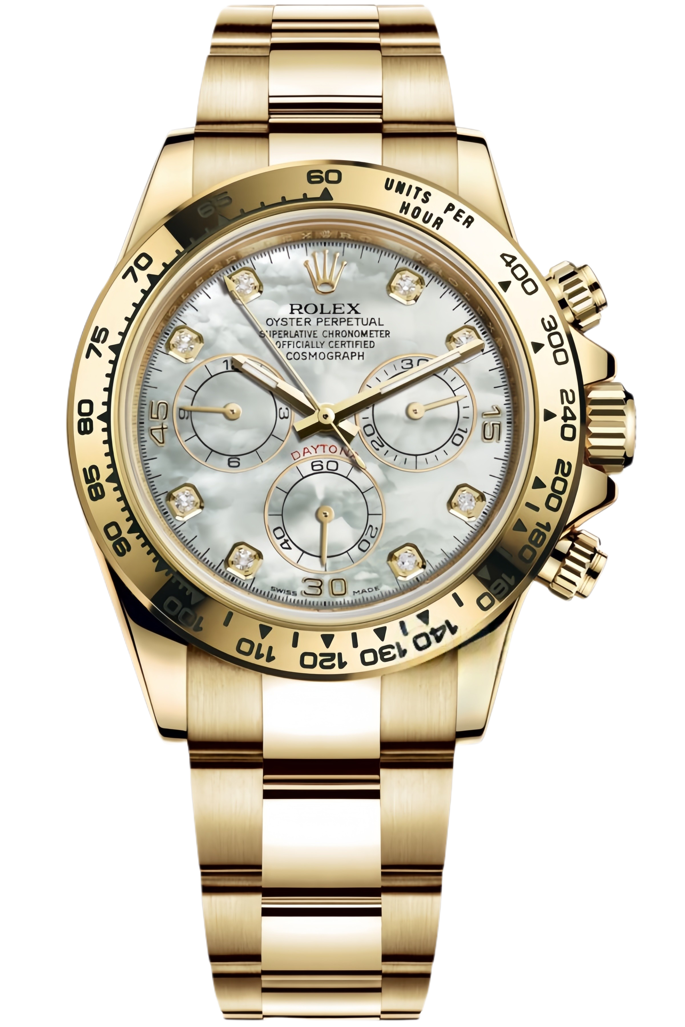 Rolex Daytona Green Dial Gold Super Clone Swiss Replica Watch Ref M116508-0007 – Swiss Movement - SuperClonesRolex