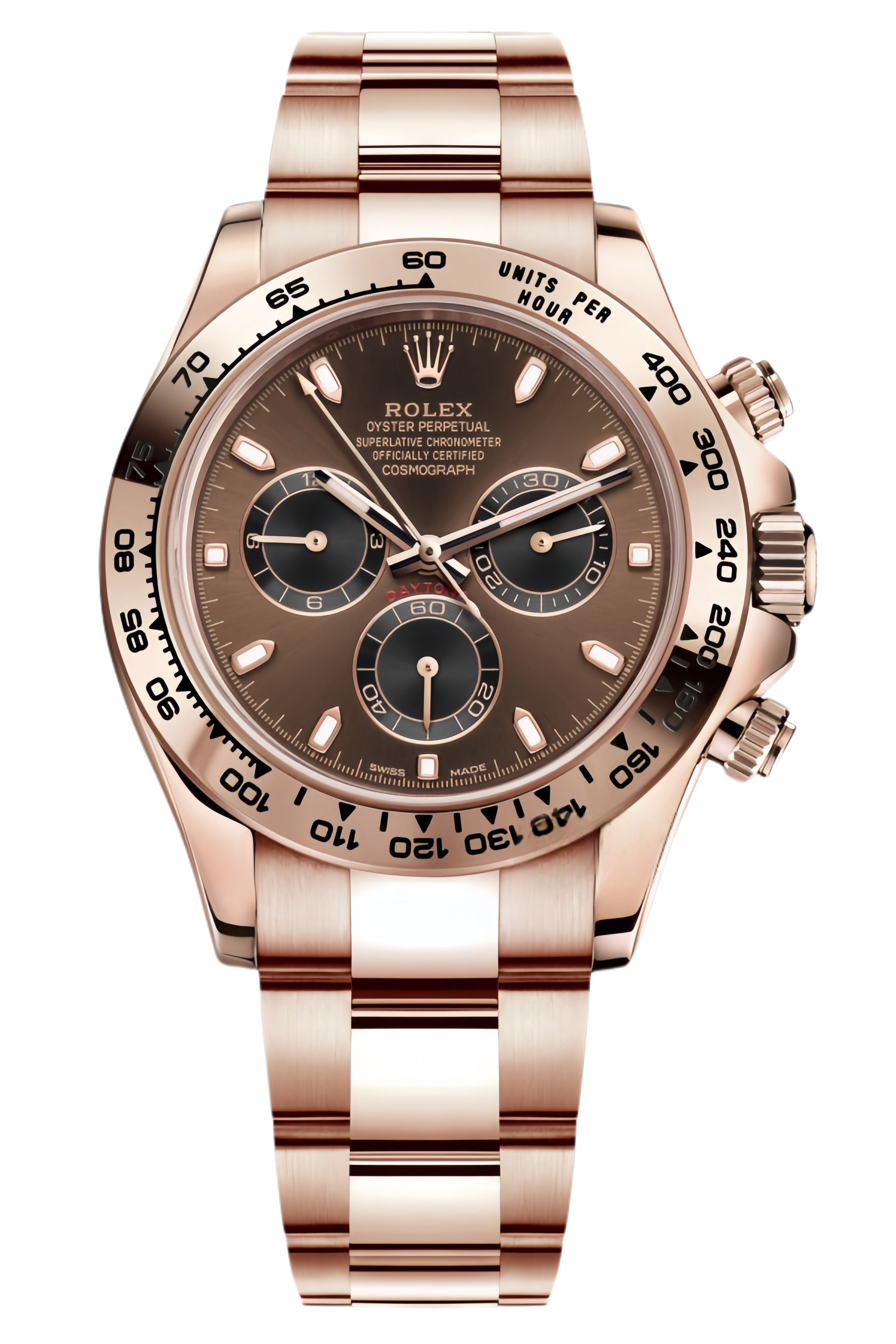 Rolex Daytona Everose Gold Black Dial Super Clone Swiss Replica Watch Ref M116505-0013 – Swiss Movement - SuperClonesRolex
