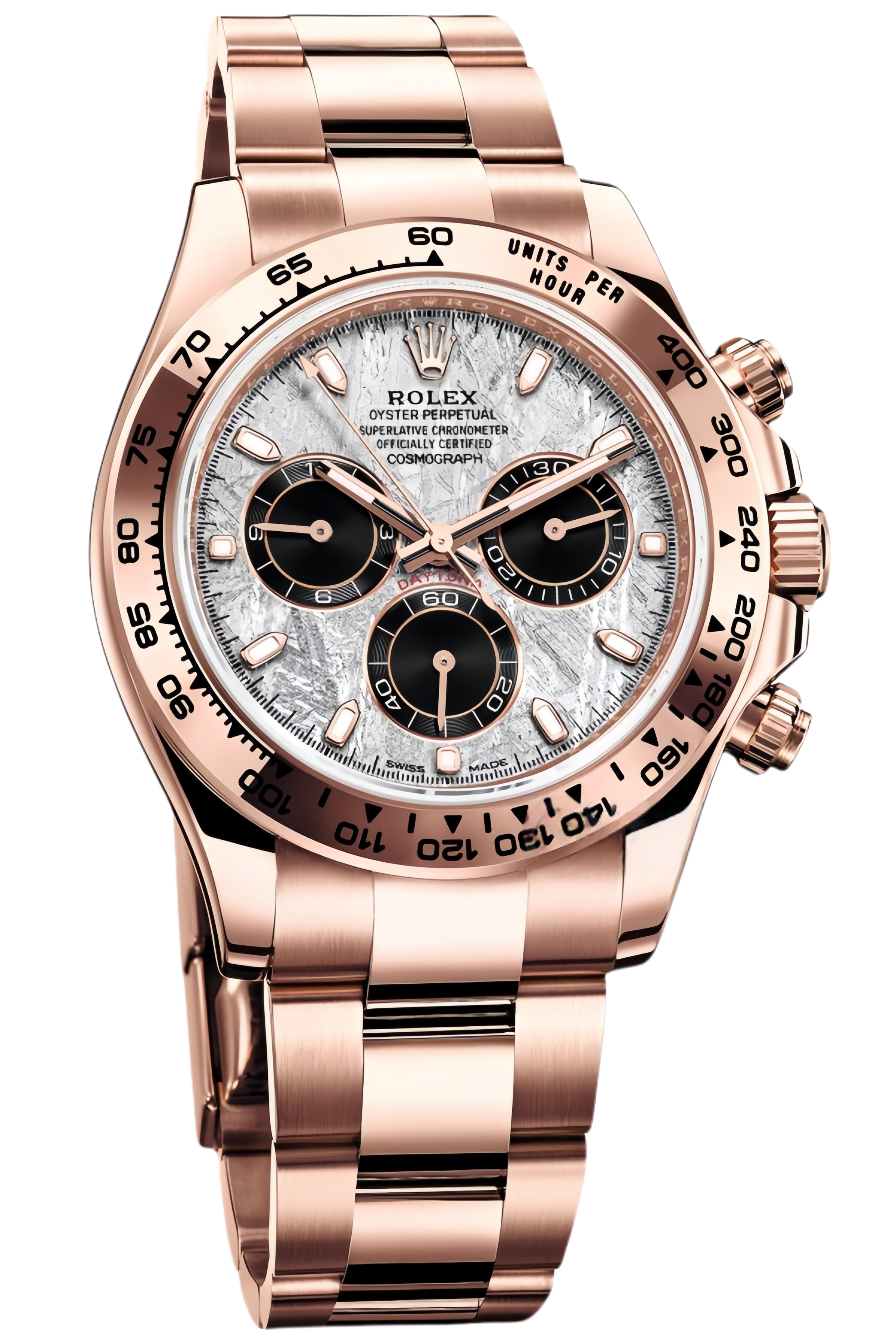 Rolex Daytona Sundust Dial Everose Gold Super Clone Swiss Replica Watch Ref M116505-0014 – Swiss Chronograph Movement - SuperClonesRolex