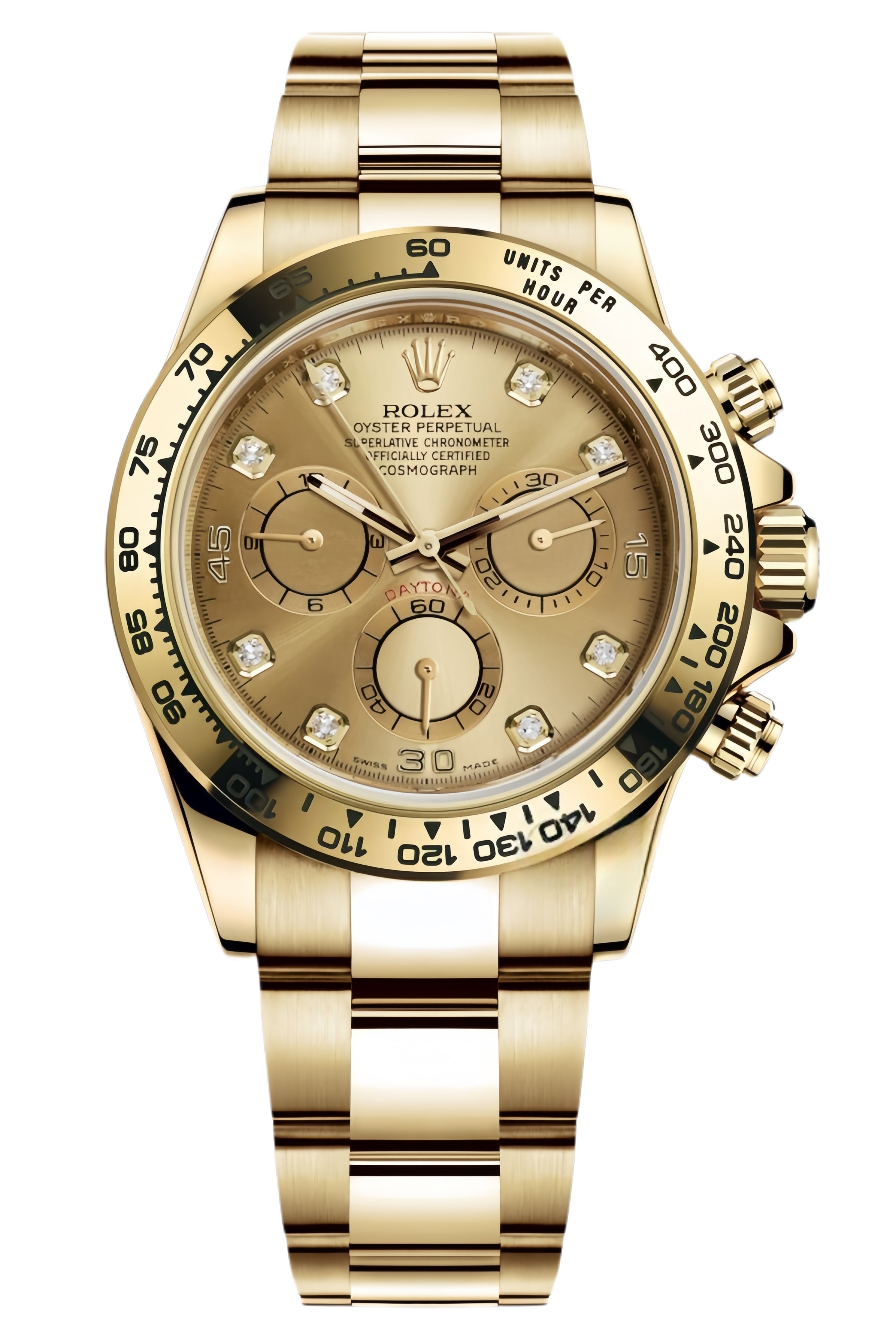 Rolex Daytona Green Dial & Yellow Gold Super Clone Swiss Replica Watch Ref M116508-0006 – 1:1 Swiss Movement - SuperClonesRolex