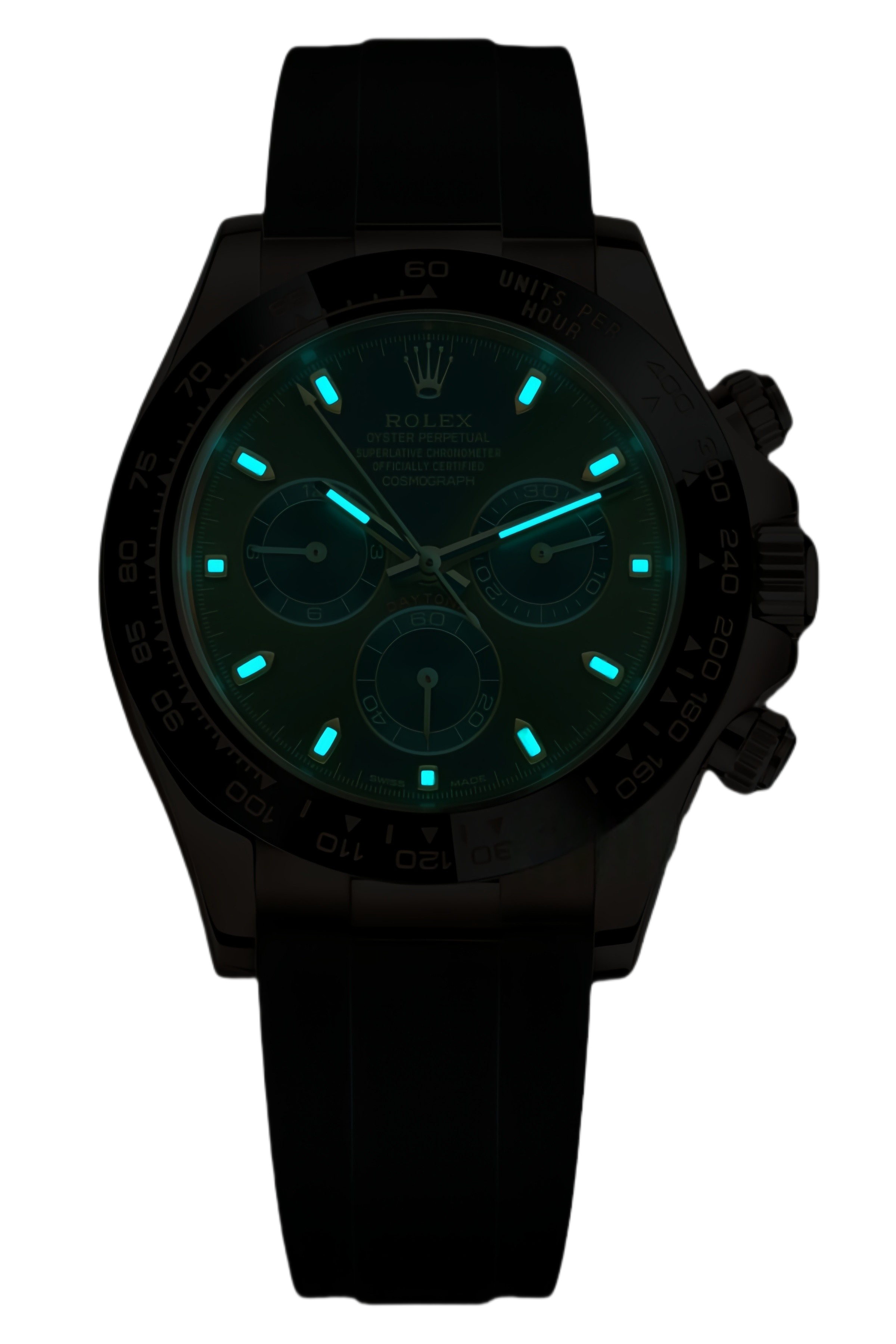 Rolex Daytona Black Dial Everose Gold Super Clone Swiss Replica Watch Ref M116515LN-0041 – Swiss Movement - SuperClonesRolex