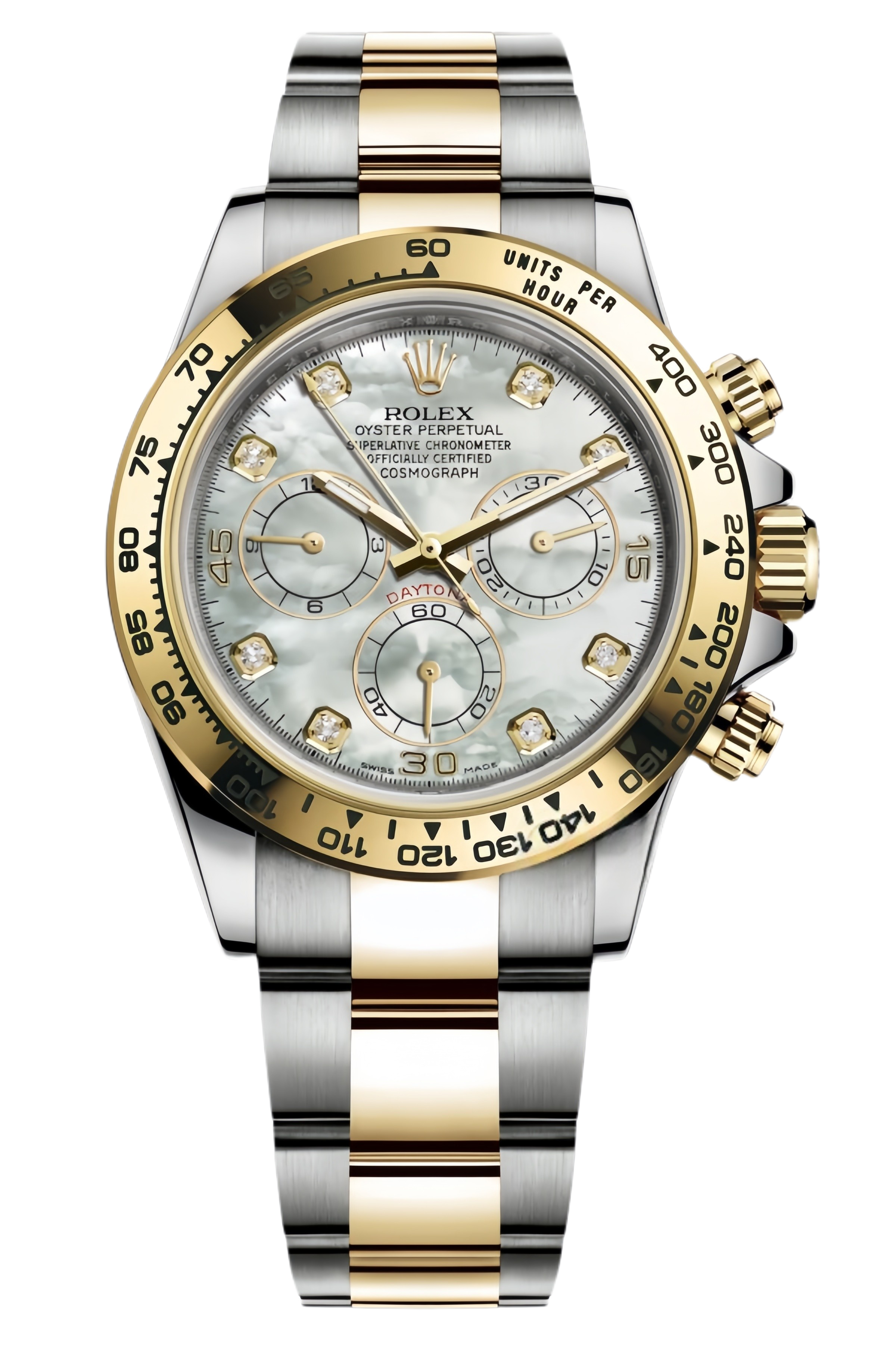 Rolex Daytona Champagne Dial Super Clone Swiss Replica Watch Ref M116503-0007 – Two-Tone Gold & Steel - SuperClonesRolex