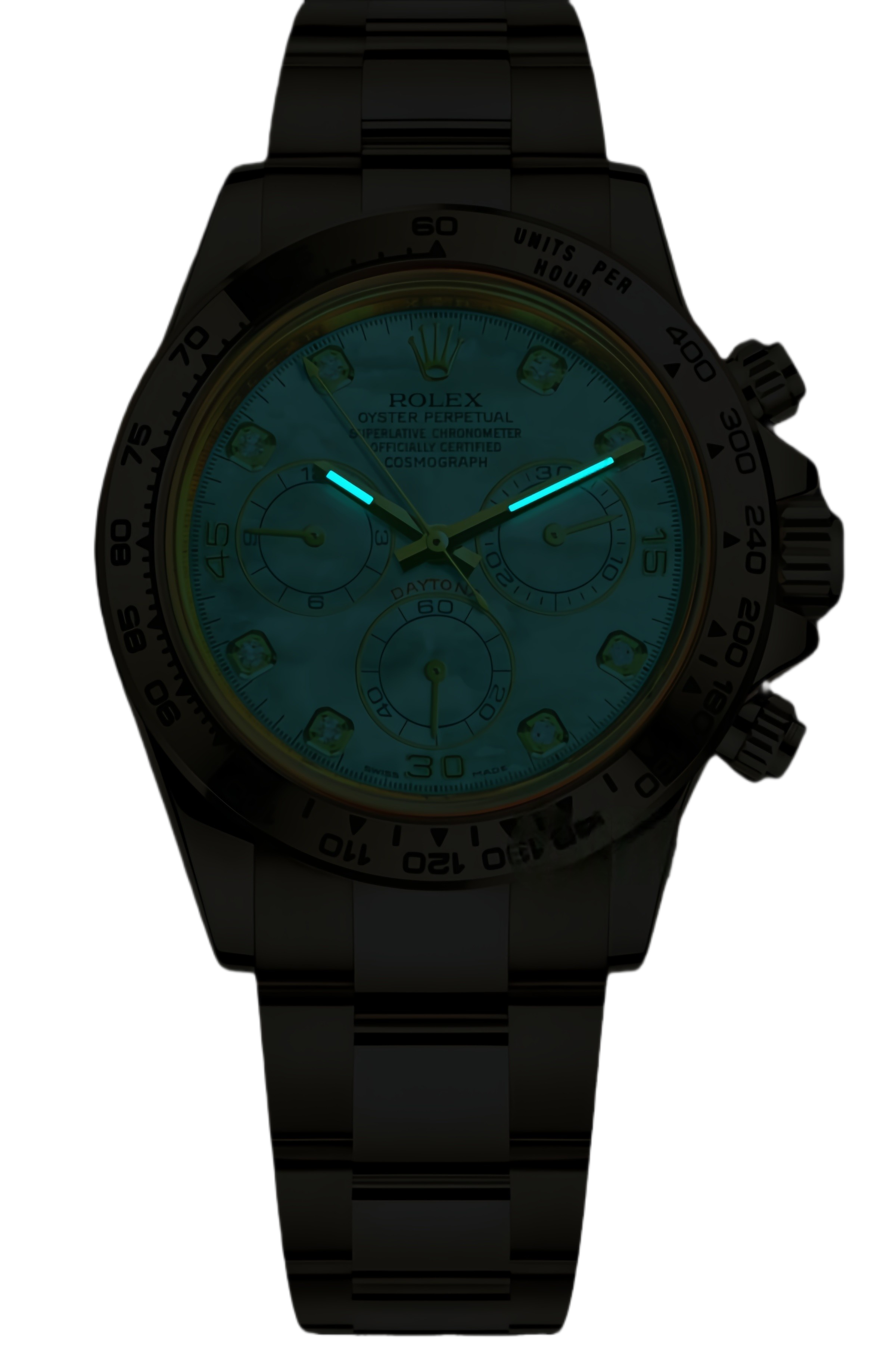 Rolex Daytona Green Dial Gold Super Clone Swiss Replica Watch Ref M116508-0007 – Swiss Movement - SuperClonesRolex