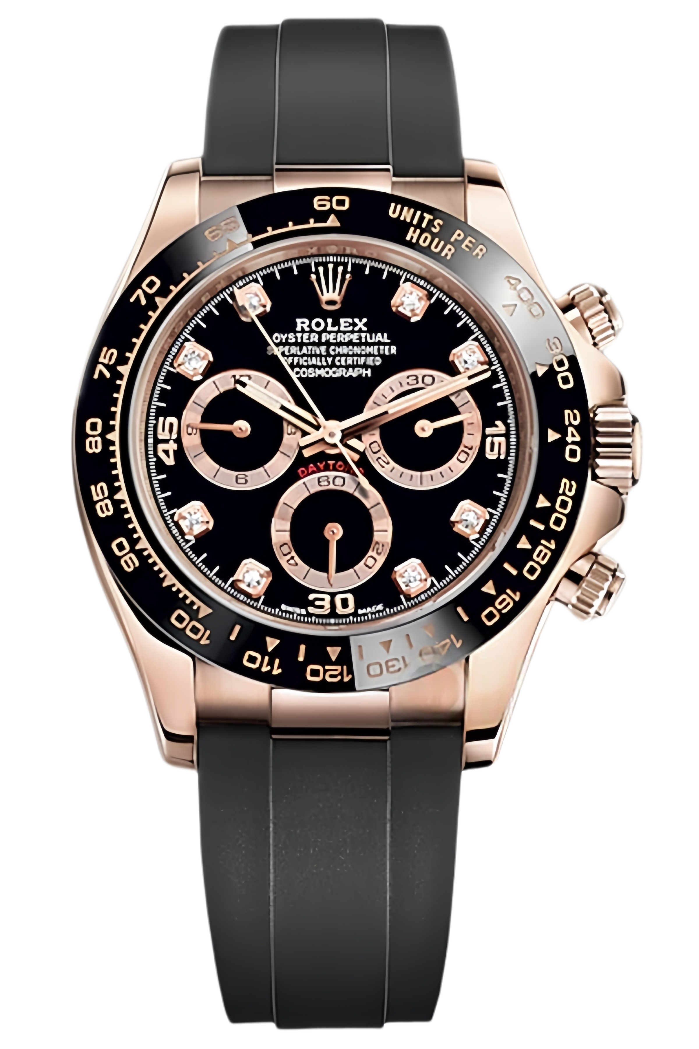 Rolex Daytona Oysterflex Chocolate Dial Rose Gold Super Clone Swiss Replica Watch Ref M116515LN-0057 – Swiss Movement - SuperClonesRolex