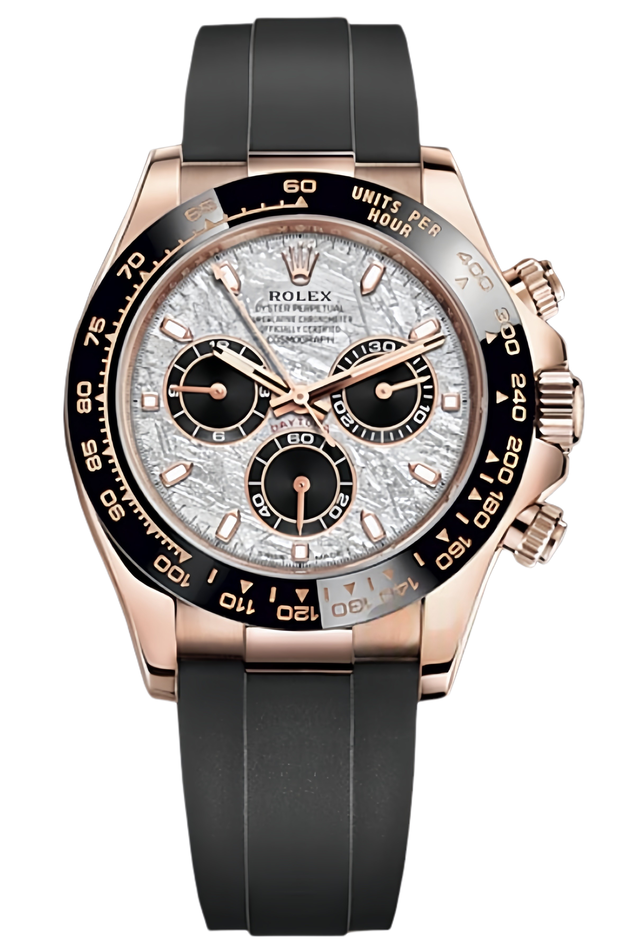 Rolex Daytona Chocolate Dial Rose Gold Super Clone Swiss Replica Watch Ref M116515LN-0055 – Oysterflex Strap - SuperClonesRolex