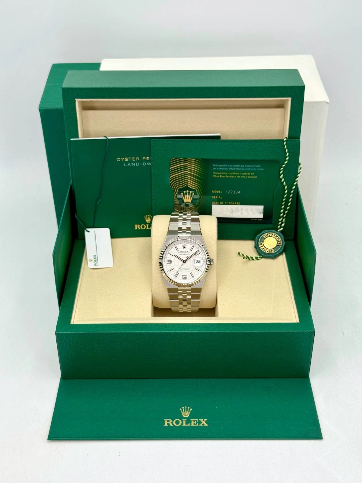 Rolex Land-Dweller 40mm Super Clone Replica Swiss Watch Ref M127334-0001 7135 Swiss Movement - SuperClonesRolex