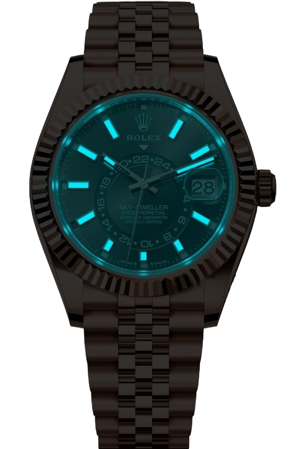 Rolex Sky-Dweller m336935-0008 Super Clone – 42mm Everose Gold Swiss Replica - SuperClonesRolex