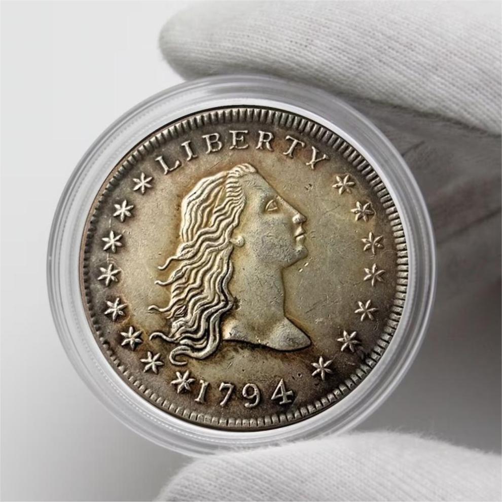 Cash On Delivery💥The Complete Set Of 1794-1804 Liberty Flowing Hair Silver Dollar(11Pcs)
