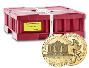 1 oz Austrian Philharmonic gold coin previous years