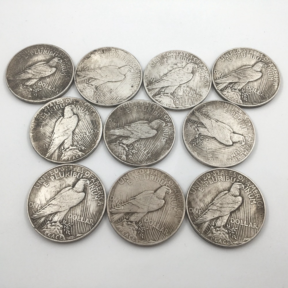 The Complete Collection of 1921~1935 Peace Silver Dollar