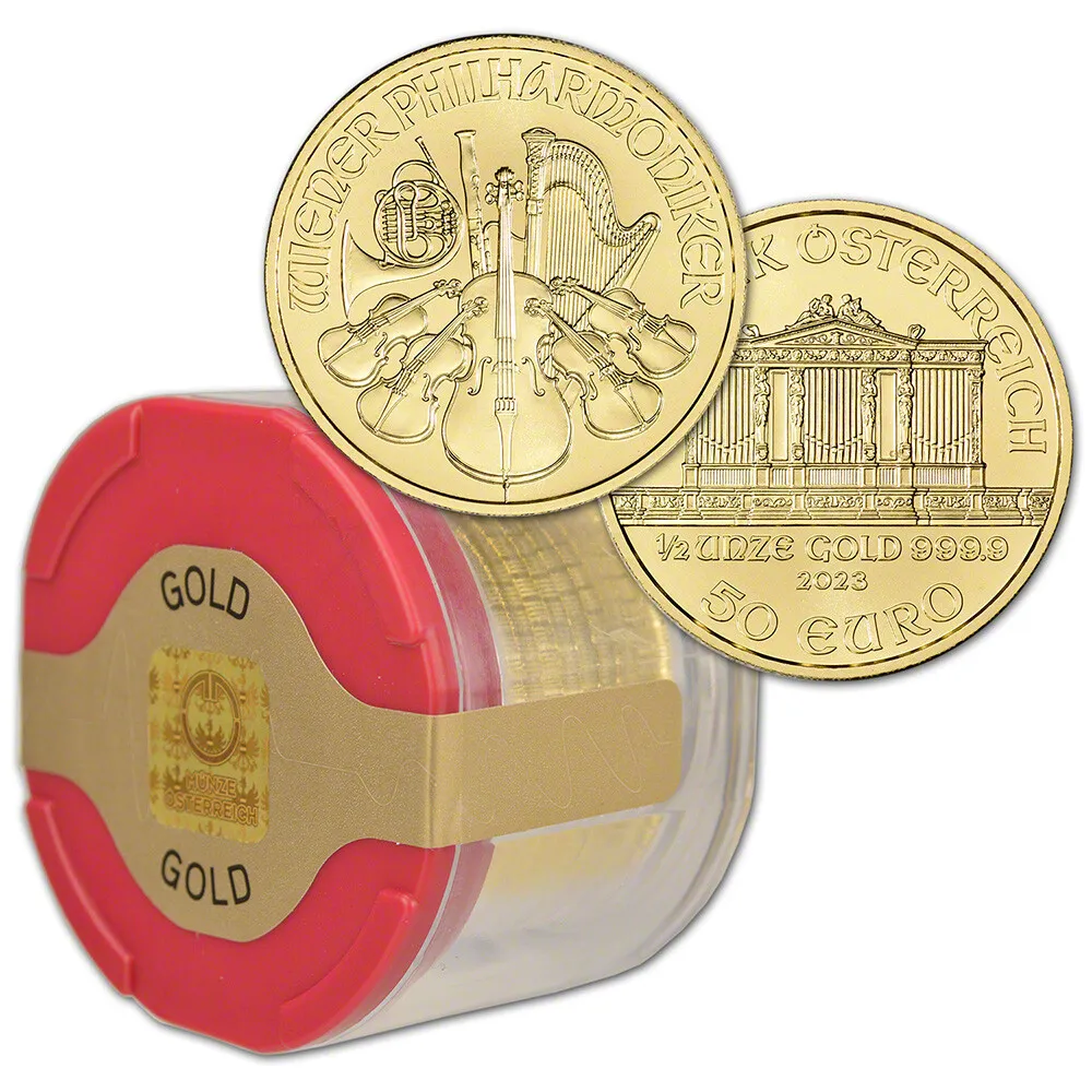 1 oz Austrian Philharmonic gold coin previous years