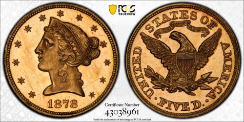 1878 - P EDITION AMERICAN COIN/1878 gold eagle