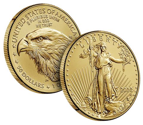 American Eagle 2022 One Ounce Gold Uncirculated Coin