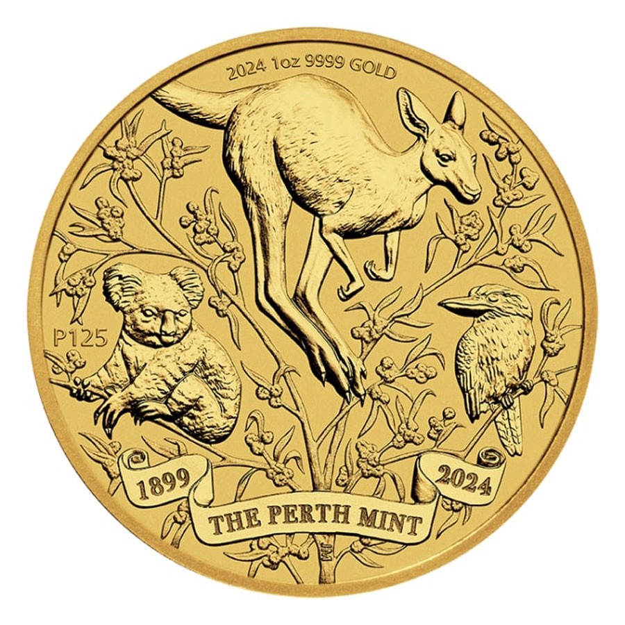 Perth Mint 125th Anniversary 2024 $100 1oz Gold Proof Coin