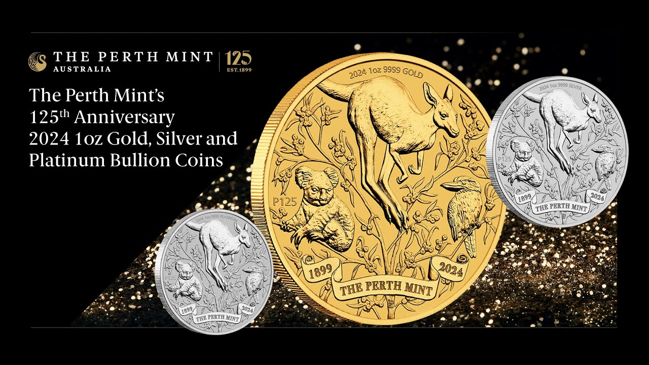 Perth Mint 125th Anniversary 2024 $100 1oz Gold Proof Coin