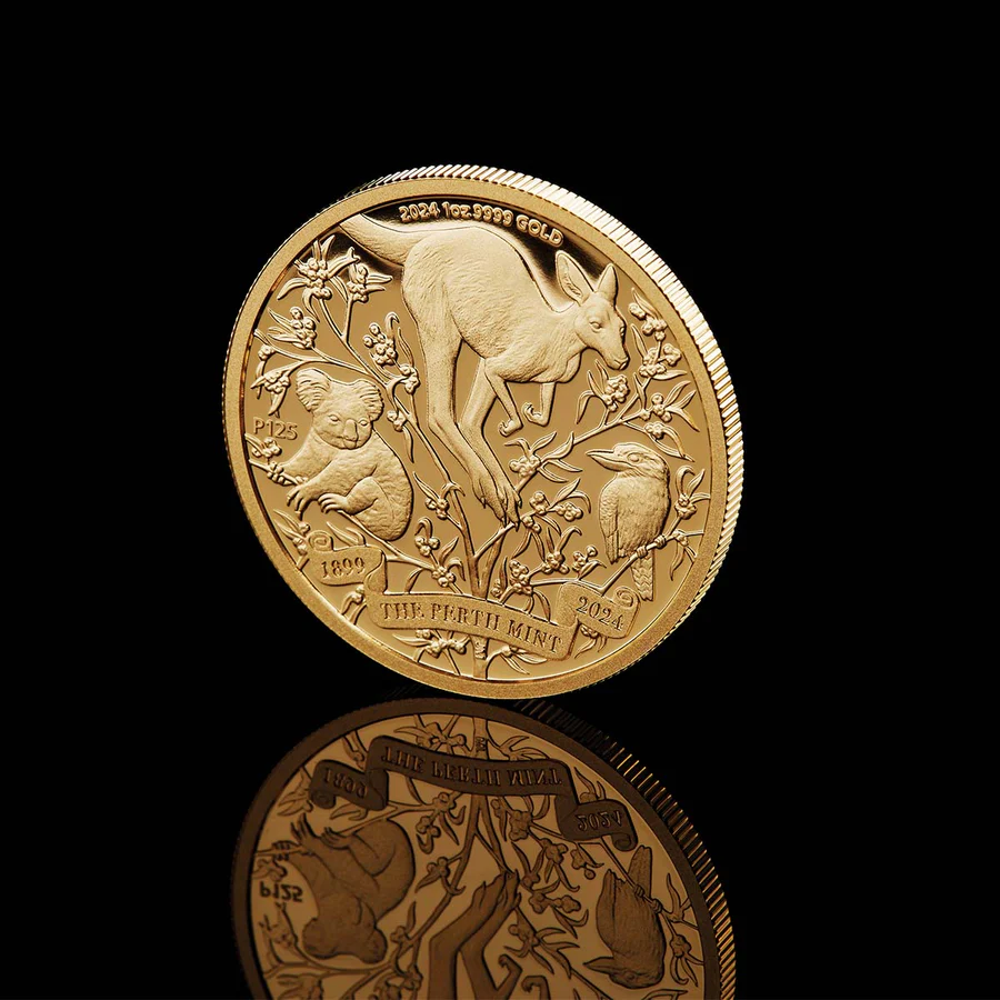 Perth Mint 125th Anniversary 2024 $100 1oz Gold Proof Coin