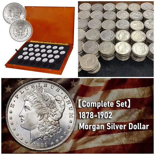 đ„ăComplete Setă1878-1921 Morgan Silver Dollar 28PC