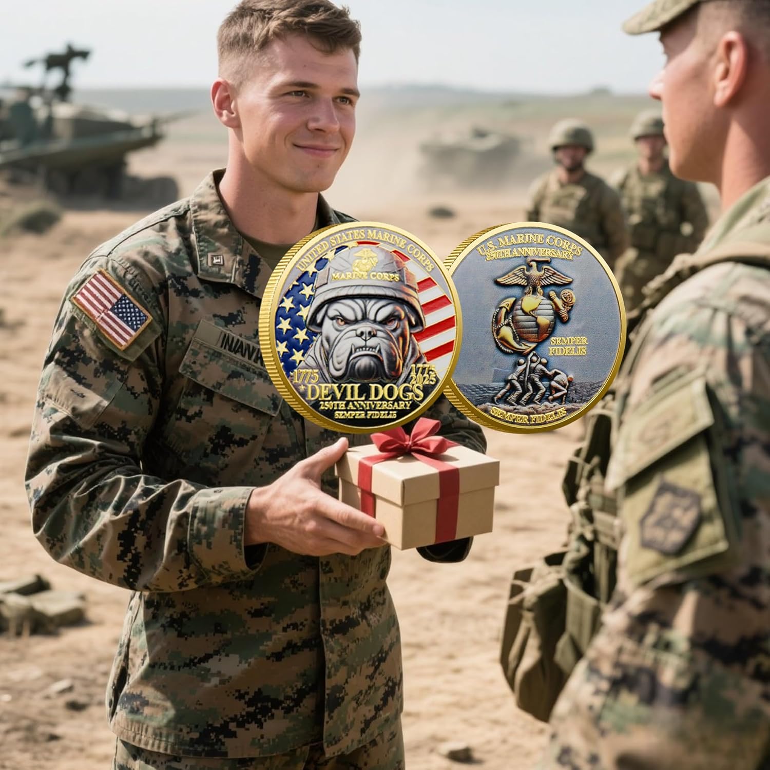 USMC 250th Anniversary Challenge Coin