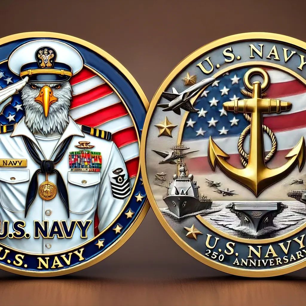 U.S 250th Anniversary Veteran's Tribute Eagle Coin