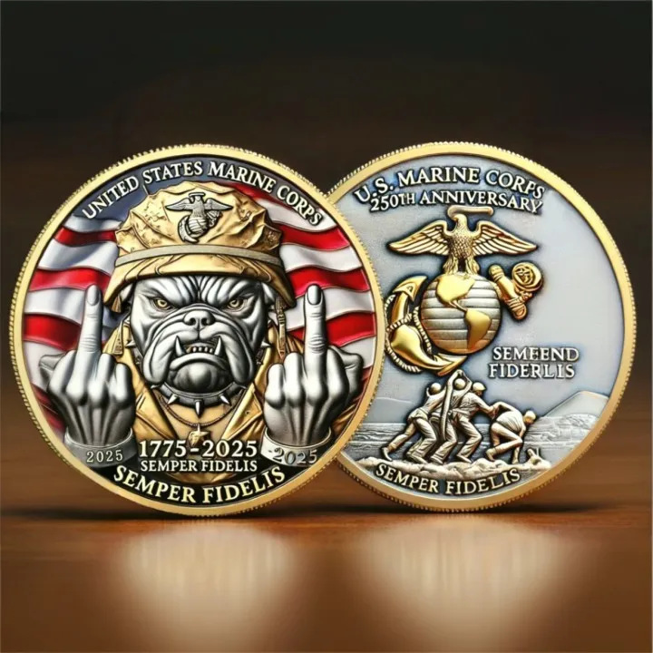 USMC 250th Anniversary Challenge Coin