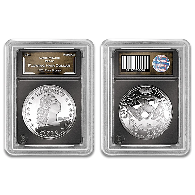 💴Last 12 Sets!!! The Complete Set Of 1794-1804 Liberty Flowing Hair Silver Dollar(11Pcs)