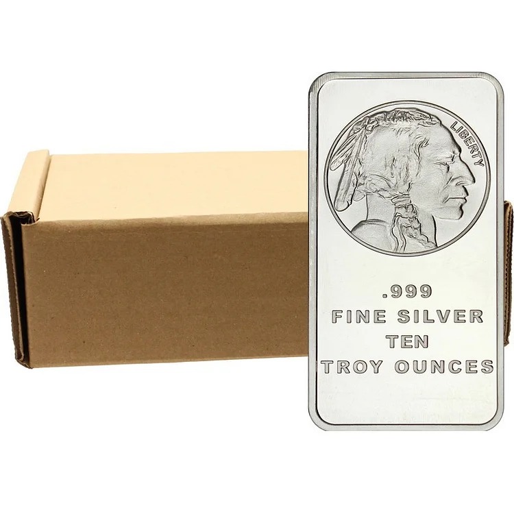 Last Day Flash Sale!🔥Buffalo Silver Bar | Silvertowne Mint 999 Silver Bar