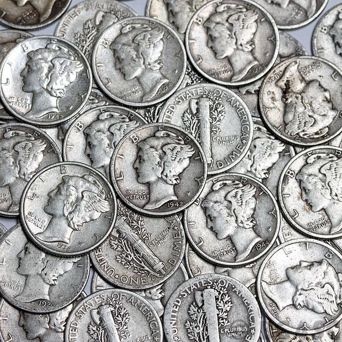 🔥Limited Offer🤩1916-1945 10 Cent Mercury Silver 30pc