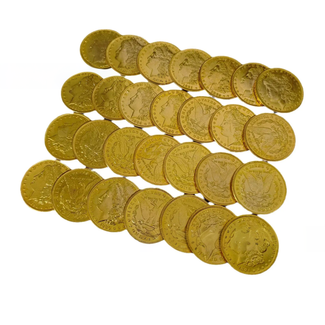 Last 10 Sets!!! Morgan Gold Coin Collection 1878-1921 (Full Set of 28 Coins)