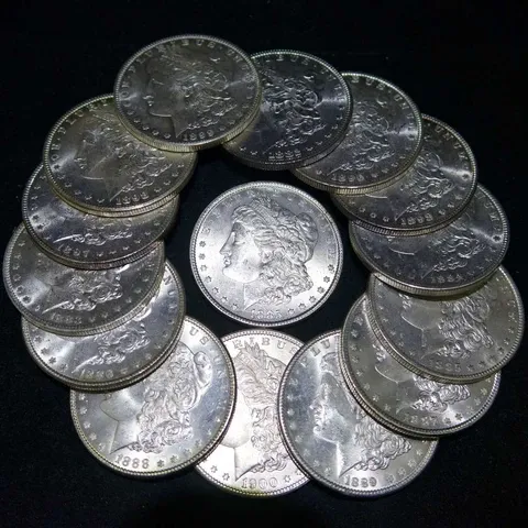 ⏰Sold out soon [Complete Set]1878-1921 Morgan Silver Dollar 28PCS