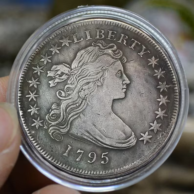 Cash On Delivery💥The Complete Set Of 1794-1804 Liberty Flowing Hair Silver Dollar(11Pcs)