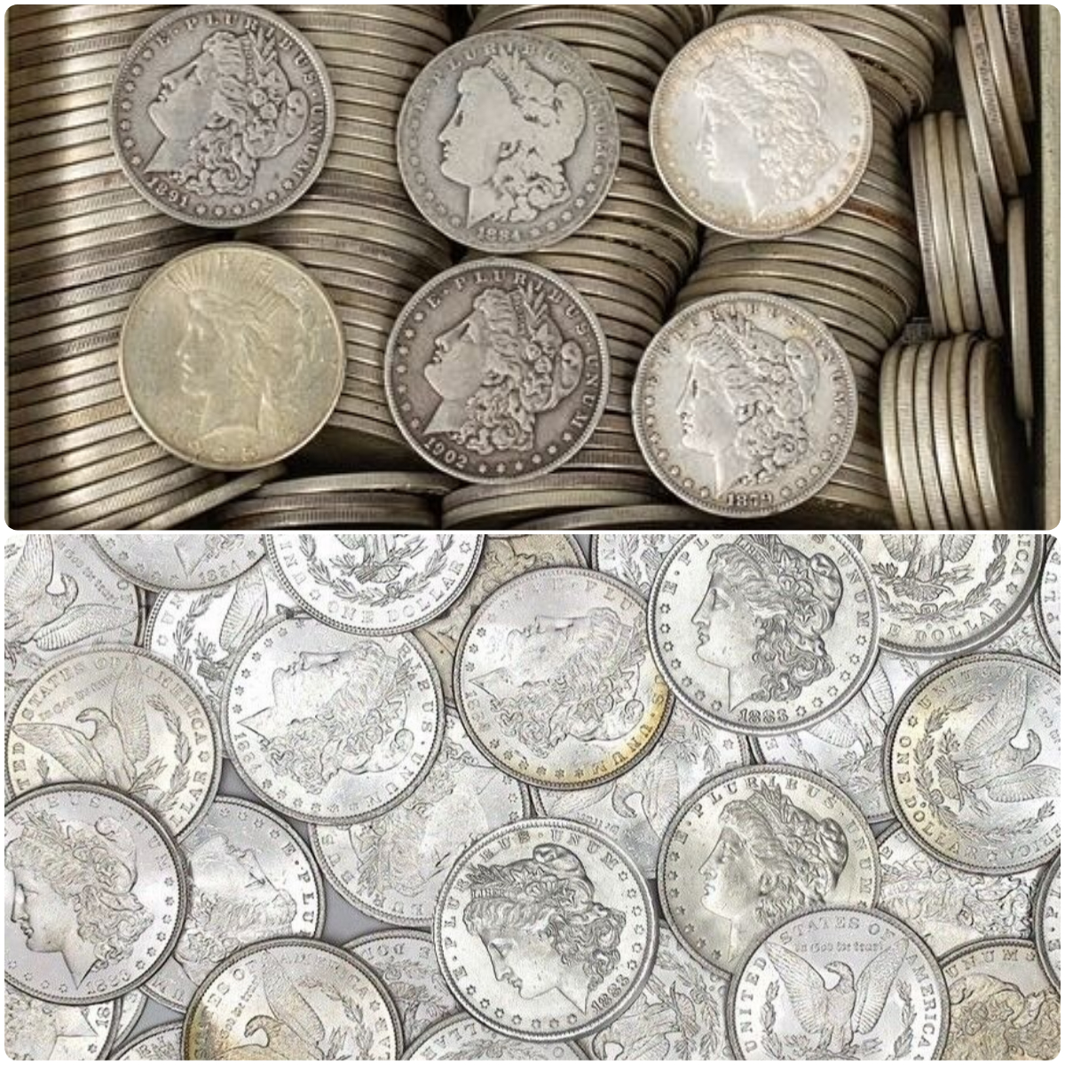 ⏰Last Week Sale 🔥1878-1921 Morgan Silver Dollar Set 28PC【Complete Collection】