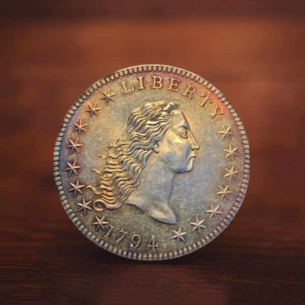 💴Last 12 Sets!!! 🪙The Complete Set Of 1794-1804 Liberty Flowing Hair Silver Dollar(11Pcs)