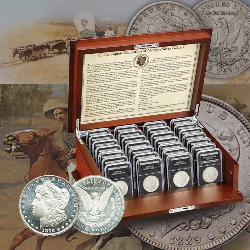 ⏰Last Week Sale 🔥1878-1921 Morgan Silver Dollar Set 28PC【Complete Collection】