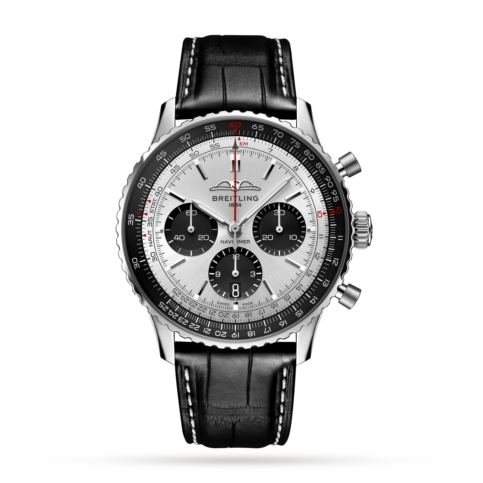 Breitling Navitimer B01 Chronograph 43mm Mens Watch Silver-P17532091