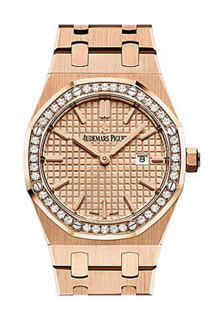 Audemars Piguet Royal Oak in Rose Gold with Diamond Bezel 67651OR.ZZ.1261OR.03