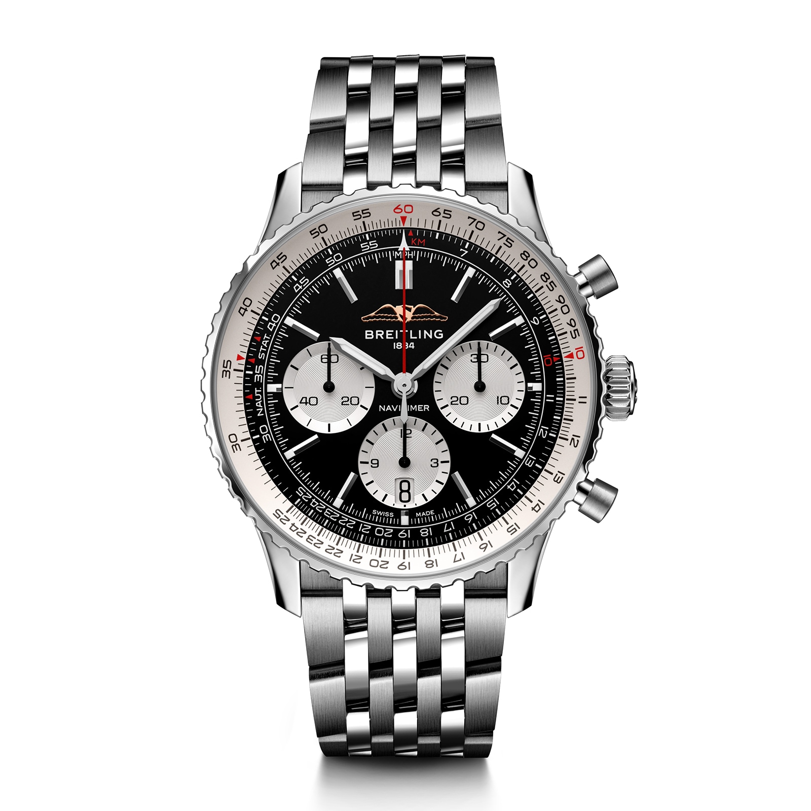 Breitling Navitimer B01 Chronograph 43mm Mens Watch Black-P17532086