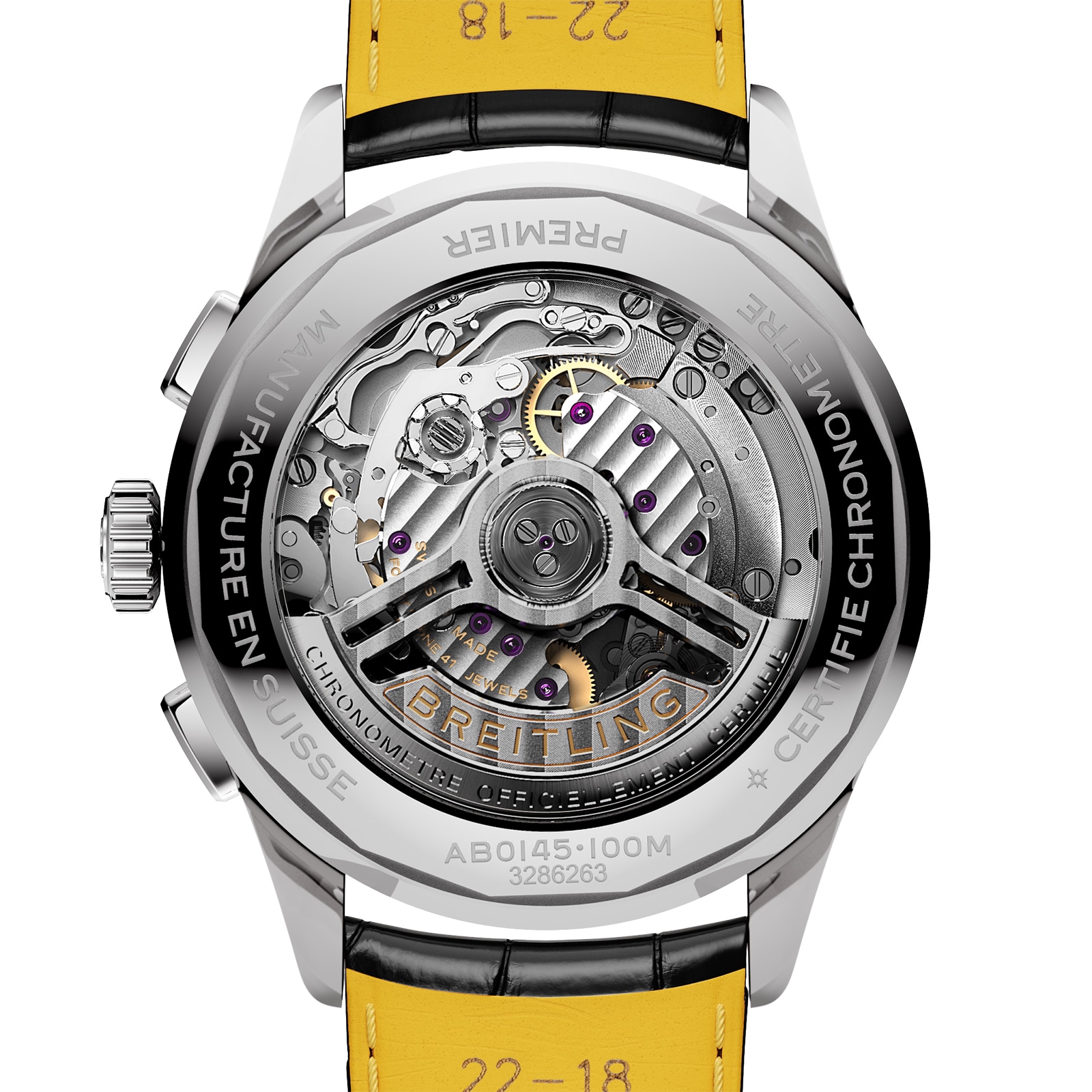 Breitling Premier B01 Chronograph 42mm Mens Watch Black-P17532213