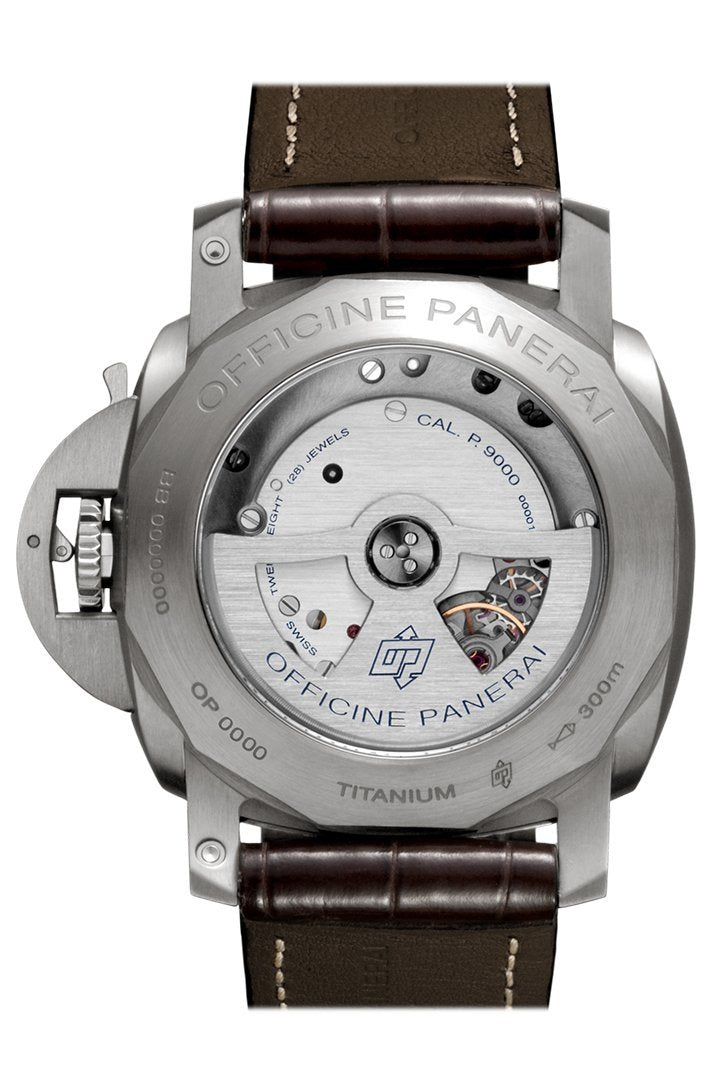 Panerai Luminor Marina 1950 3 Days Automatic Titanio 44mm Brown Dial Men's Watch Pam00351