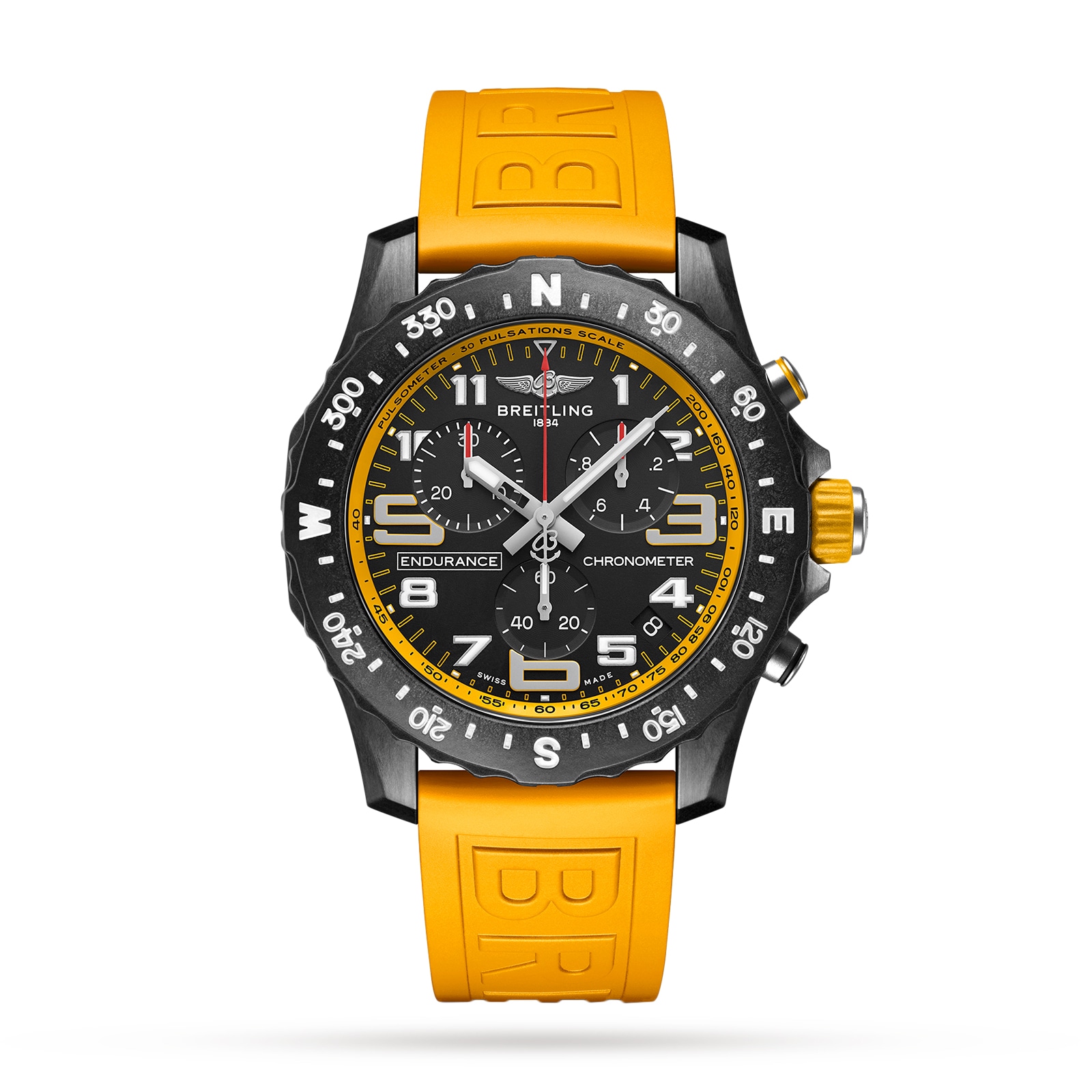 Breitling Endurance Pro 44mm Mens Watch Yellow-P17531890