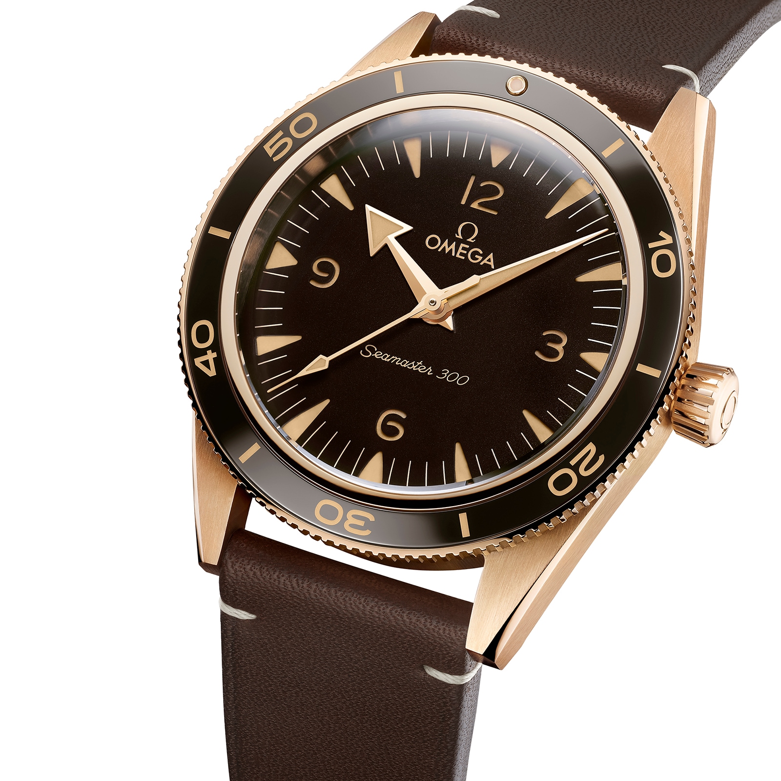 Omega Seamaster 300 Co-Axial Master Chronometer 41mm Bronze Gold-P17331793