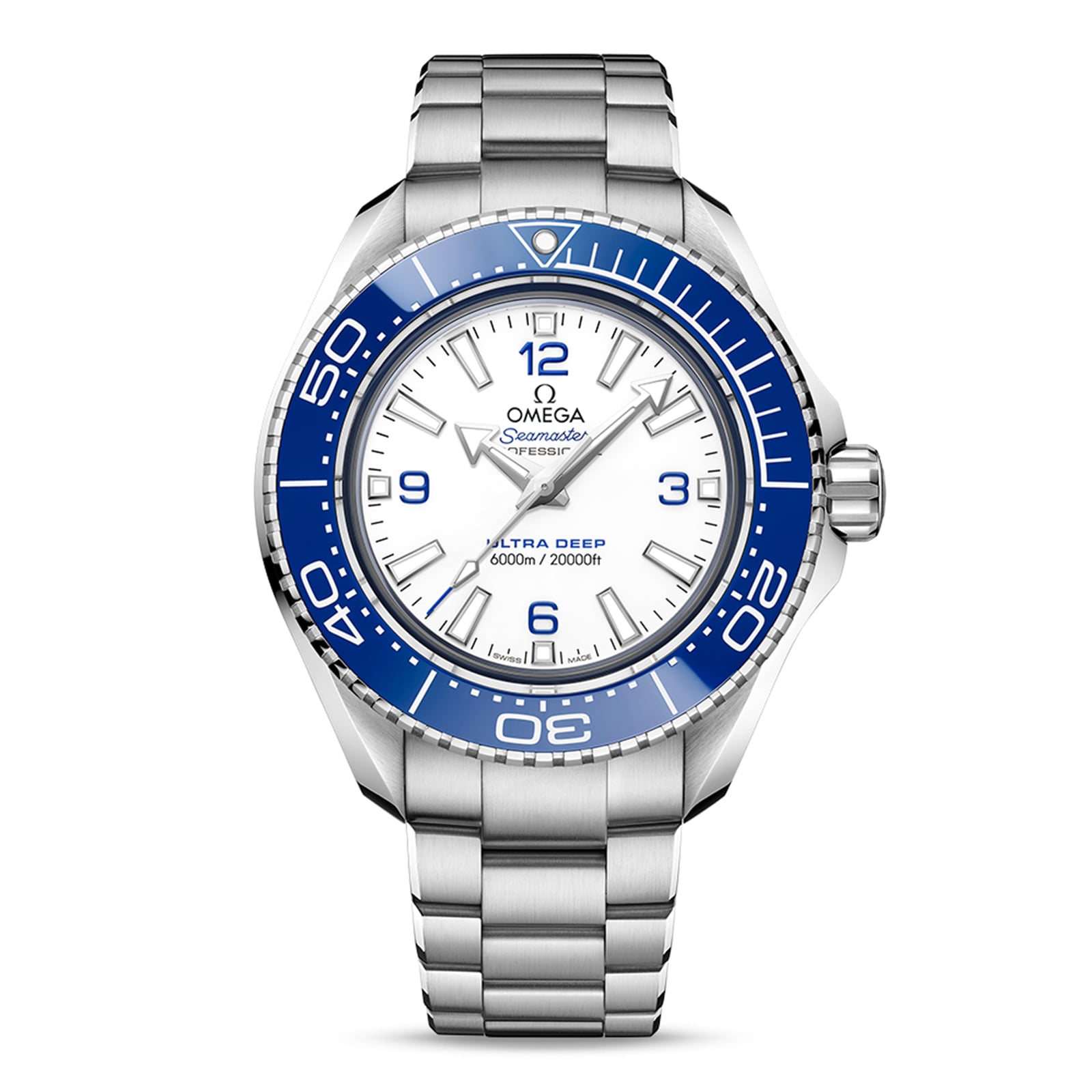 Omega Seamaster Planet Ocean Ultra Deep 6000m Co-Axial Master Chronometer 45.5mm Mens Watch White-P17331937