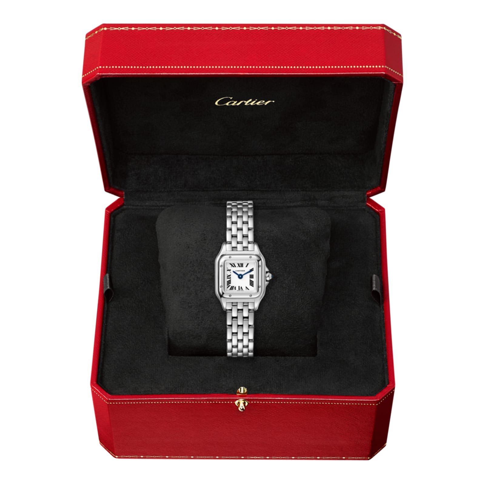 Cartier Panthère De Cartier Watch Mini Model, Quartz Movement, Steel-P17311051