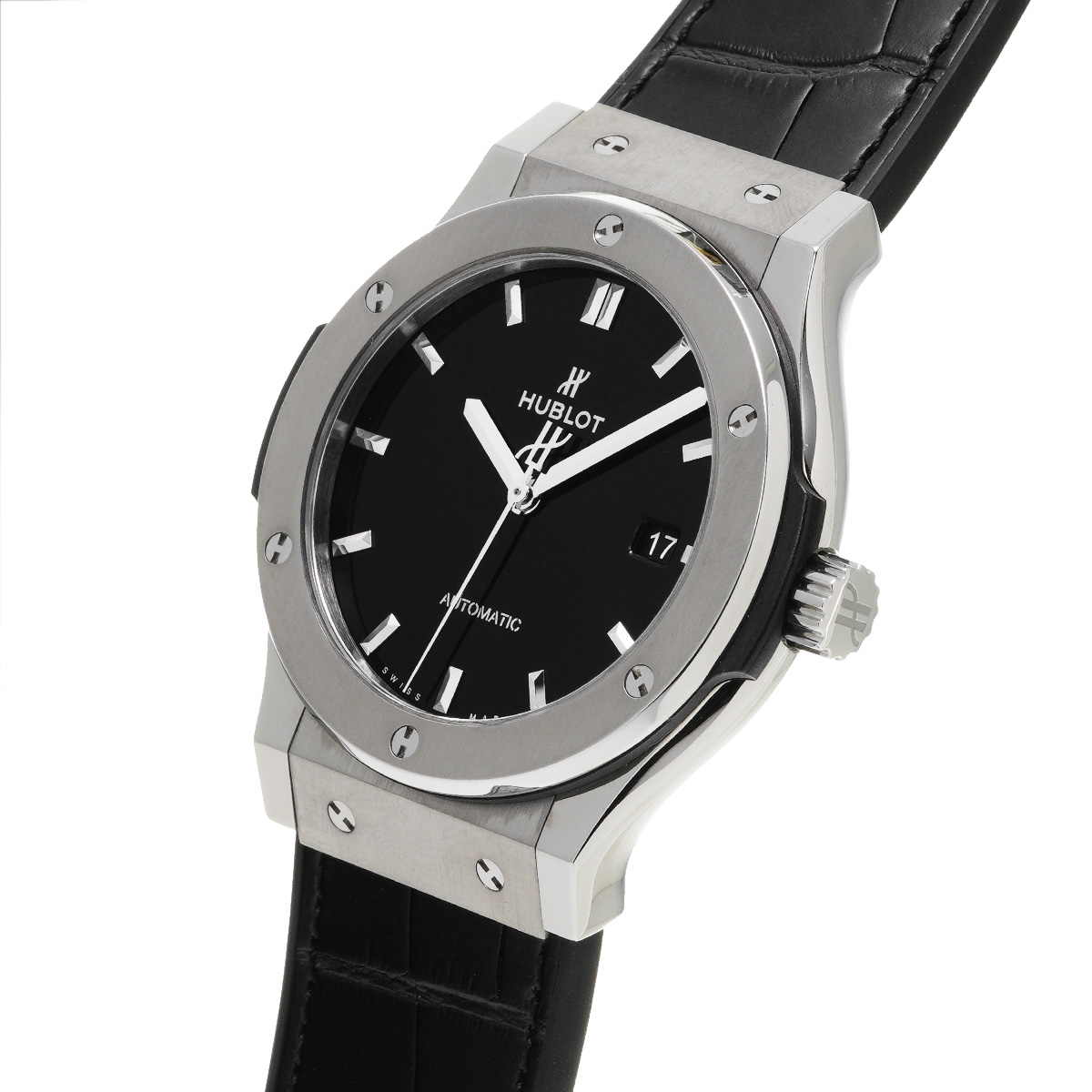 Hublot Classic Fusion Automatic Black Dial Titanium Men's Watch 542.NX.1171.R