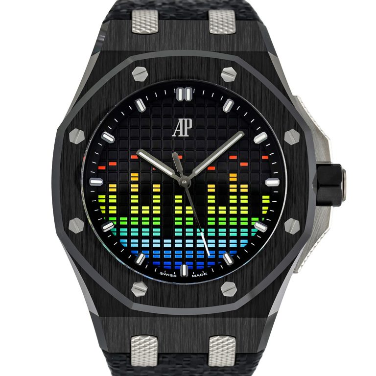 Audemars Piguet Royal Oak Offshore 43 Black dial Black rubber strap Watch 15600CE.OO.A002CA.01