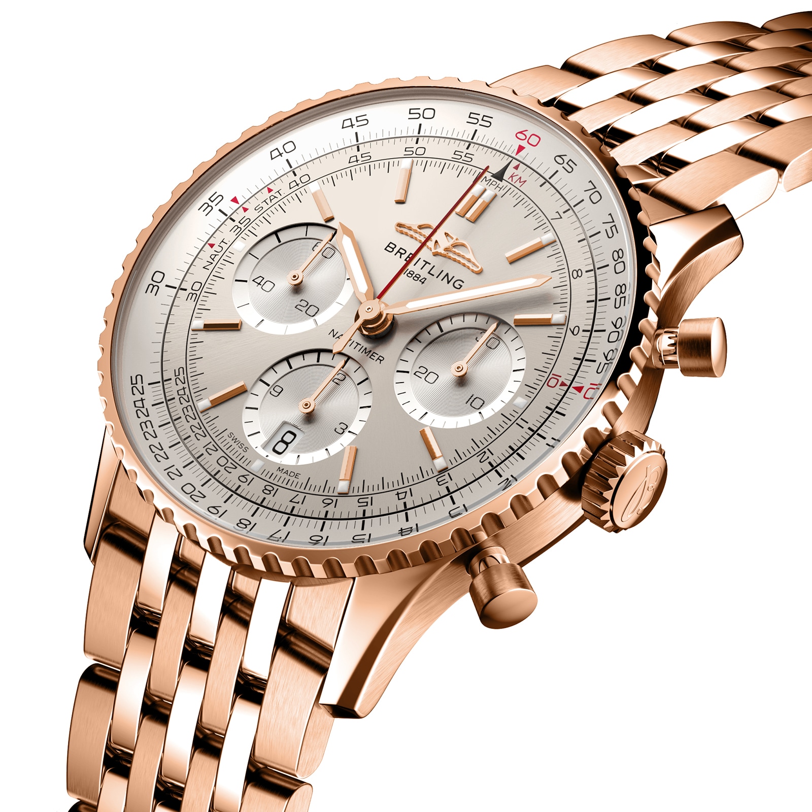 Breitling Navitimer B01 Chronograph 41mm Mens Watch Silver-P17532084