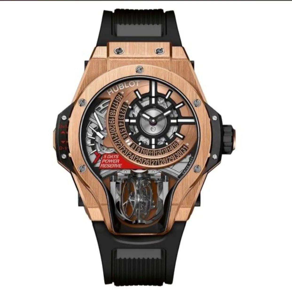 Hublot MP MP-09 Tourbillon Bi-Axis King Rose Gold Dial Collection