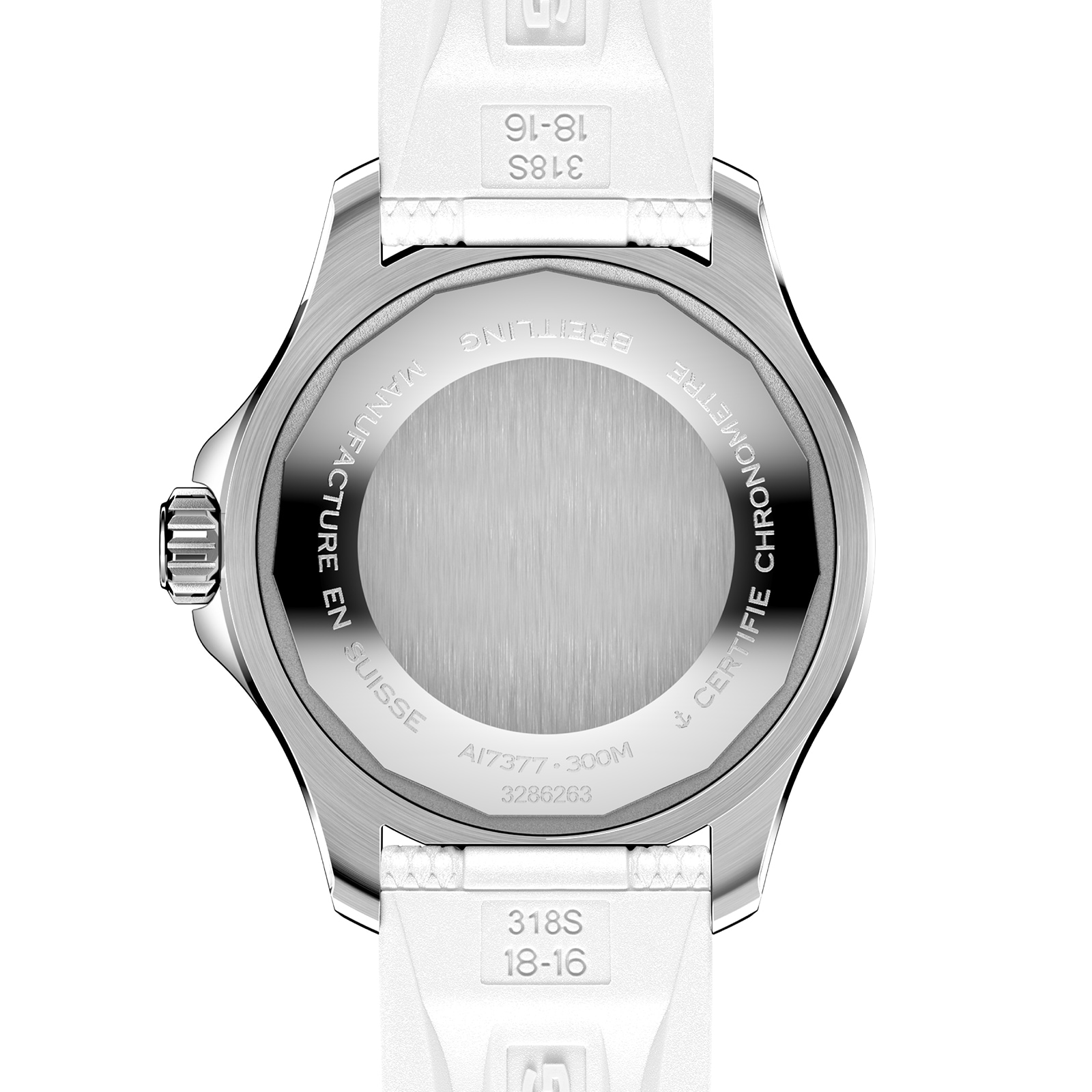 Breitling Superocean 36mm Unisex Watch White Rubber-P17532137