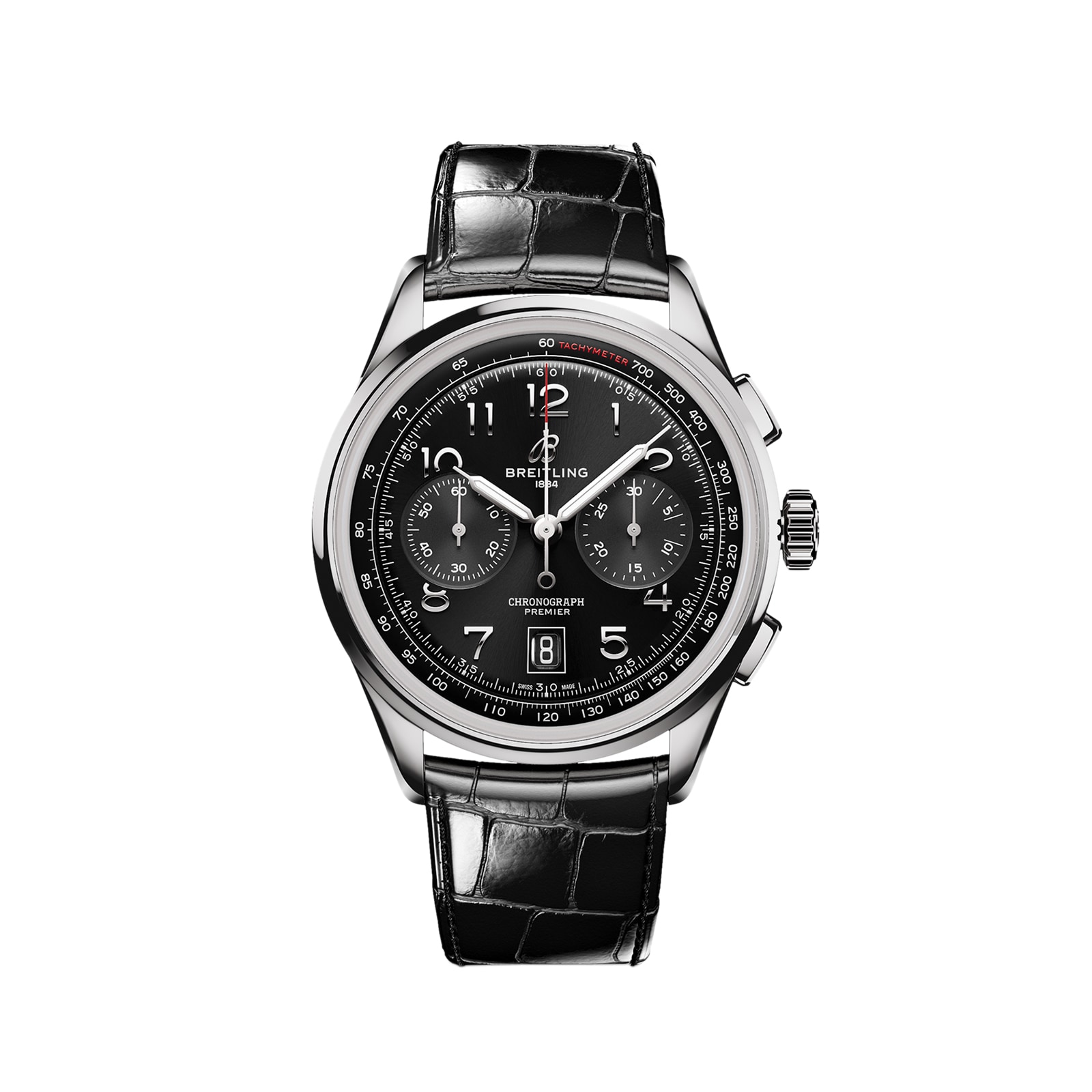 Breitling Premier B01 Chronograph 42mm Mens Watch Black-P17532213