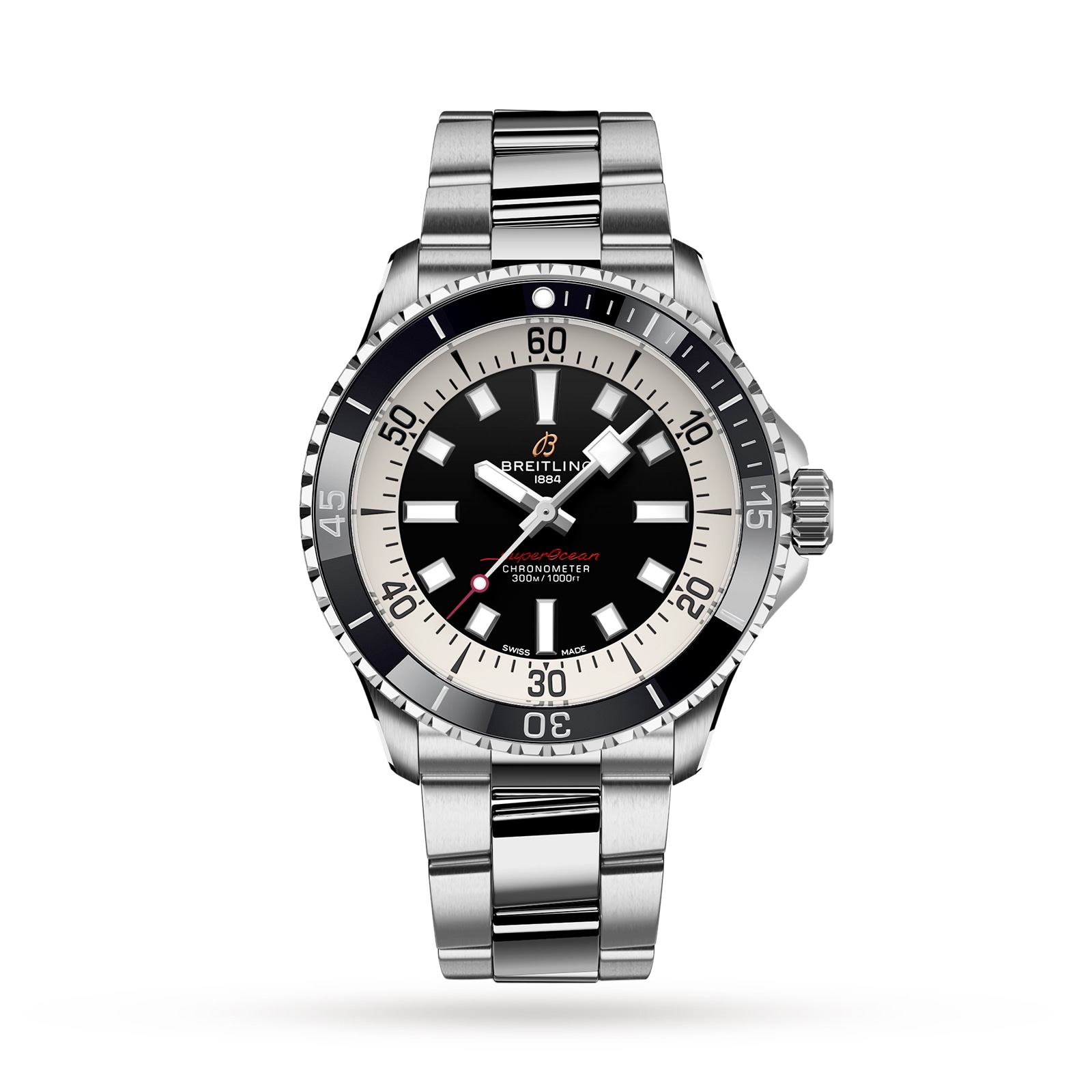 Breitling Superocean 42mm Mens Watch Black-P17532124
